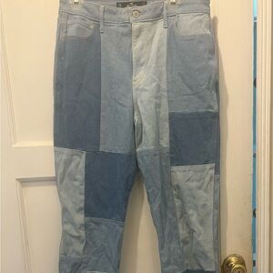 Hollister Patchwork Denim Jeans – Size 13L ✨